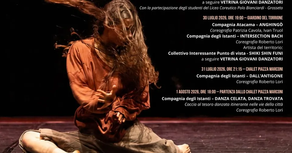 Magliano in Toscana, dal 27 luglio la rassegna di danza contemporanea "D.OFF"