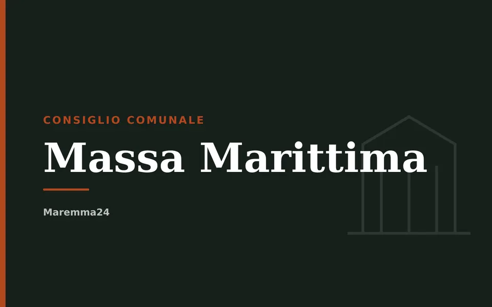 Massa Marittima: Consiglio comunale