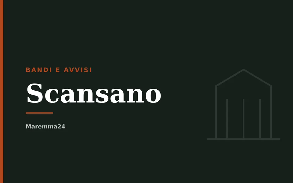 Scansano: Bandi e avvisi