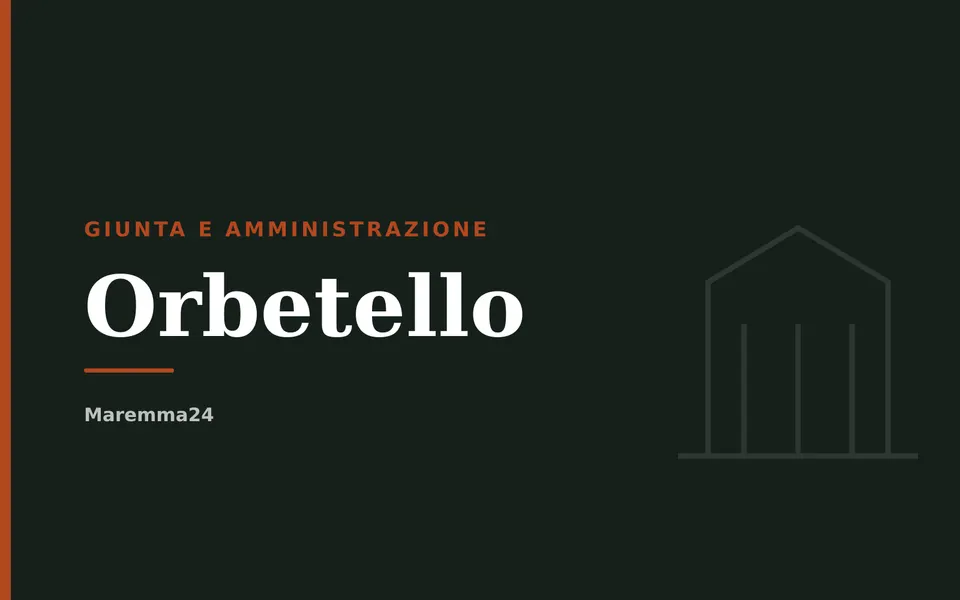 Orbetello: Giunta e amministrazione