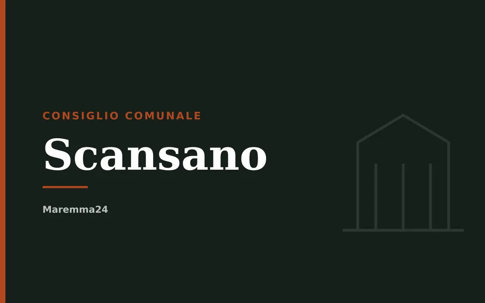 Scansano: Consiglio comunale