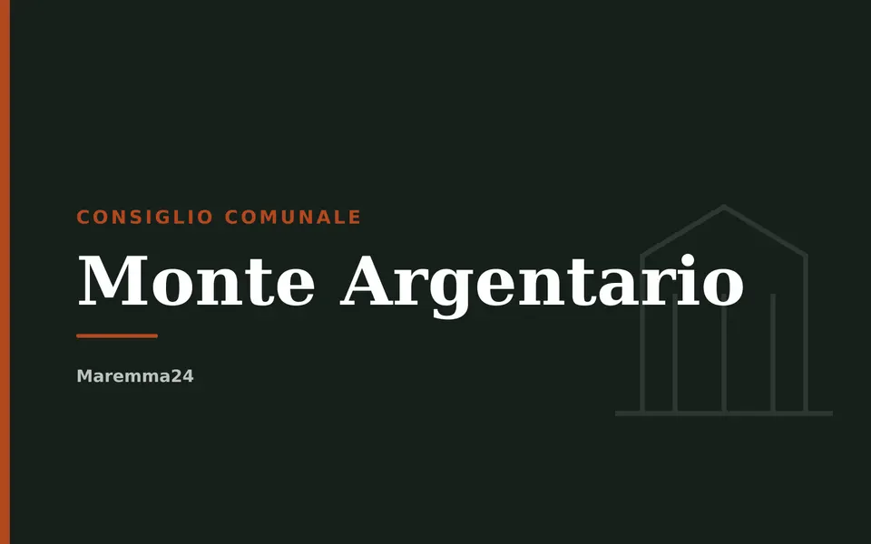 Monte Argentario: Consiglio comunale