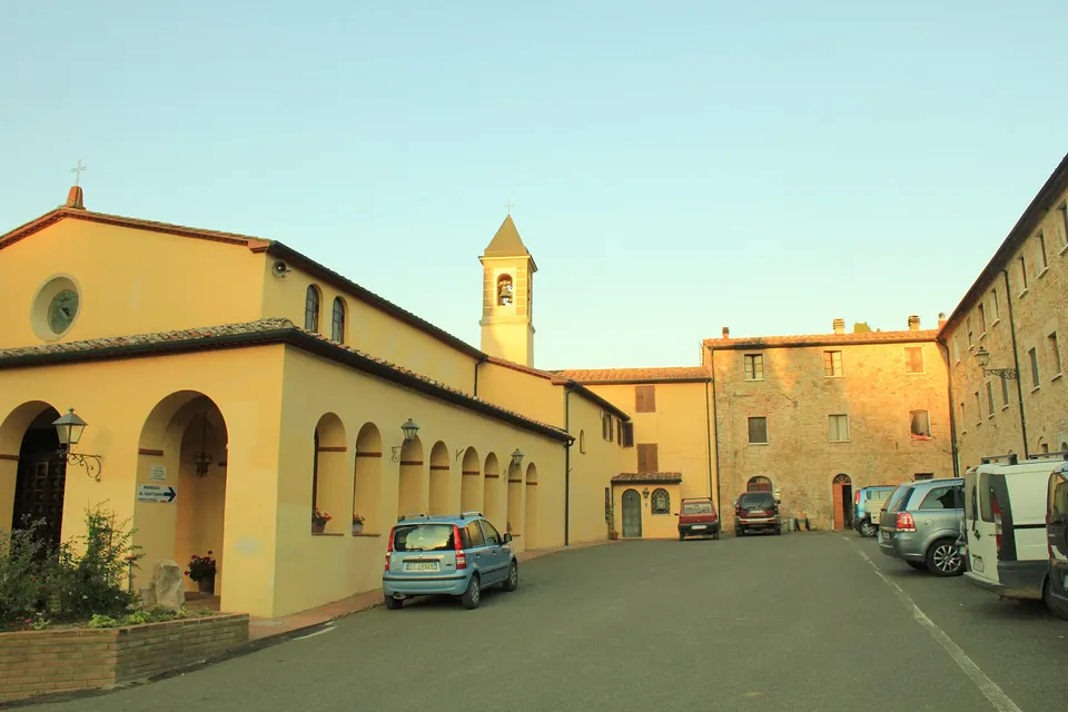 Square of the Sanctuary in Frassine, Grosseto.