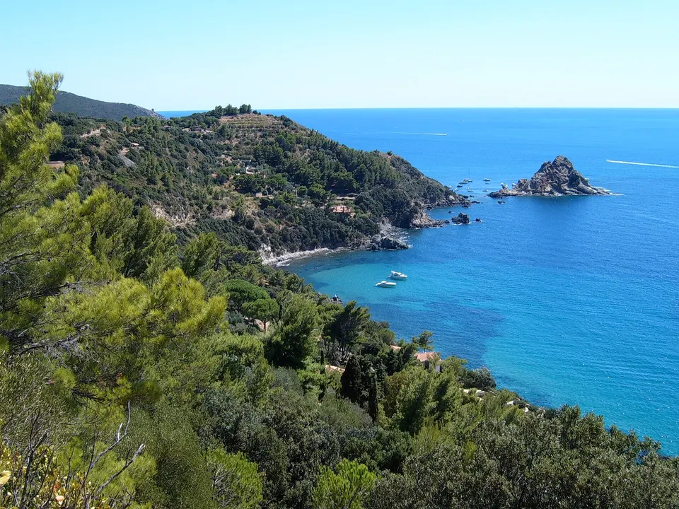Monte Argentario with Isola Rossa, Tuscany (Italy)