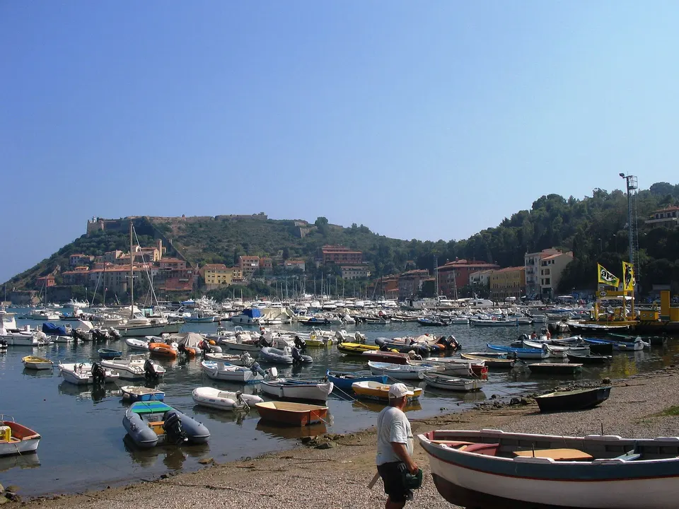 Porto Ercole Vista rocca e fortezza