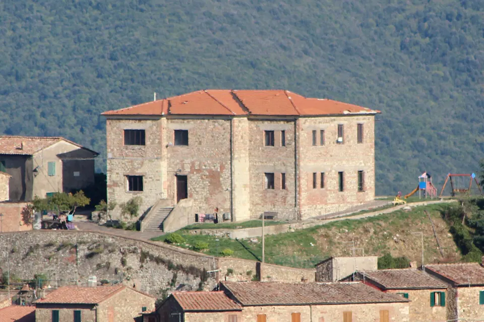 Palace Palazzo di Giustizia, Pari, hamlet of Civitella Paganico, Province of Grosseto, Tuscany, Italy.