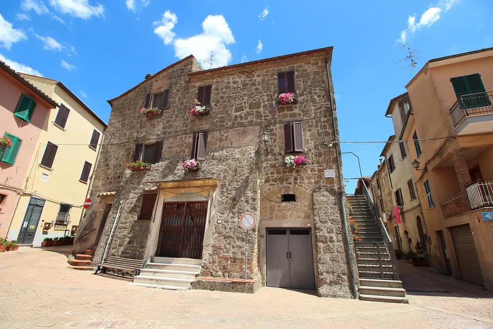 Castell'Ottieri, hamlet of Sorano, Province of Grosseto, Tuscany, Italy
