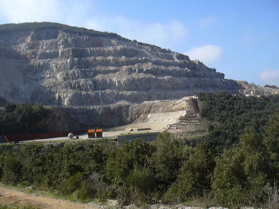 Gavorrano/Tuscany, open-air theatre in abandonned mine