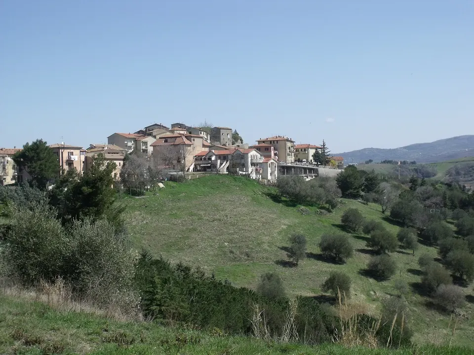Panorama of Cinigiano, Province of Grosseto, Tuscany, Italy
