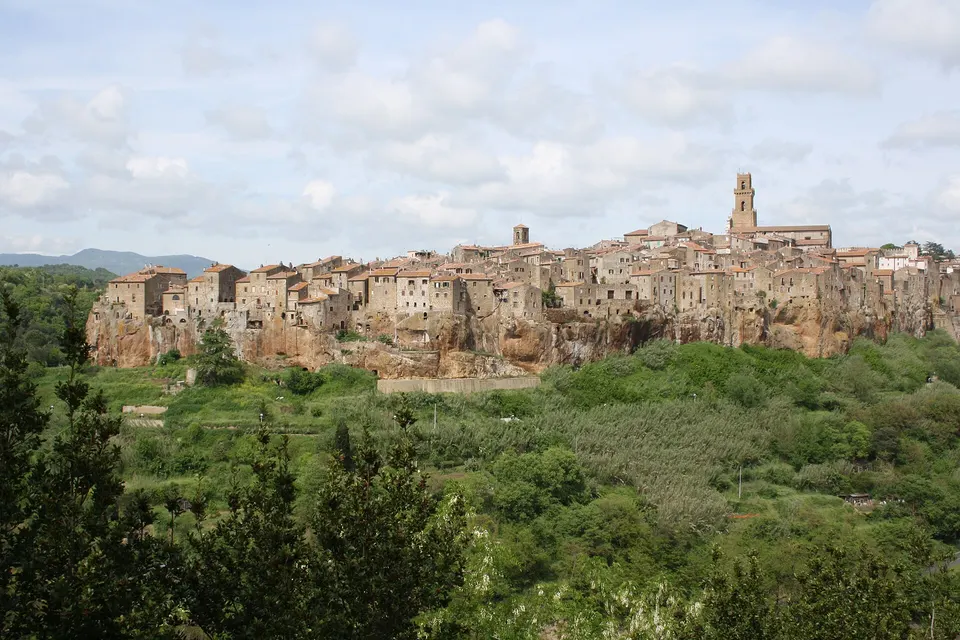 View of Pitigliano, Tuscany, Italy.