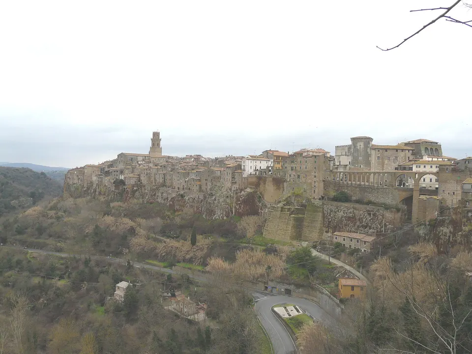 view of Pitigliano, Maremma(GR)